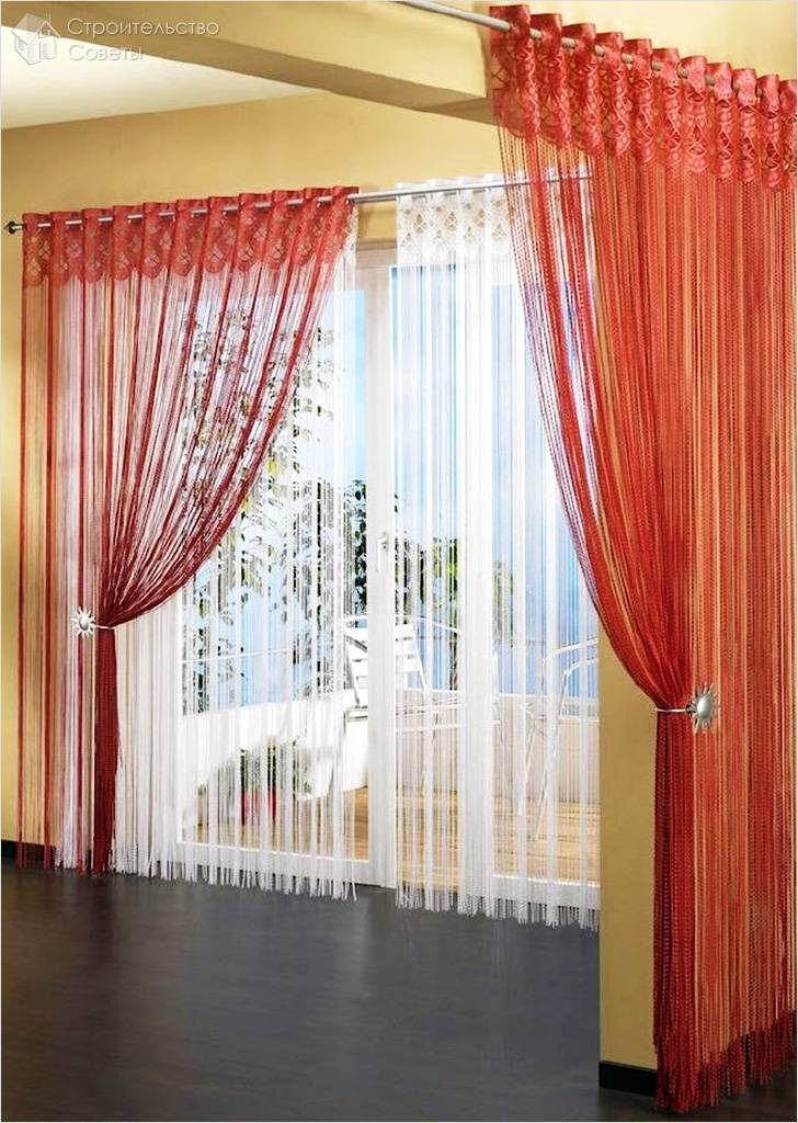 Штора на дверь своими руками