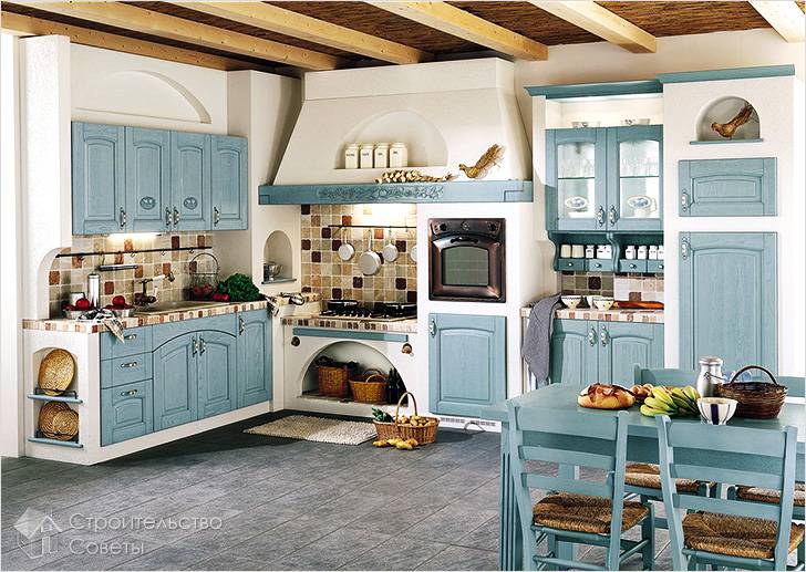 Синий и голубой