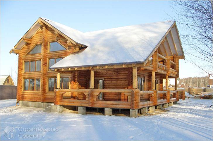 Дом из бревна