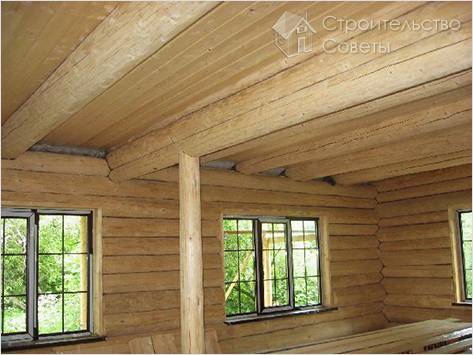 Балки на потолке