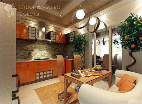 Оформление стены возле плиты