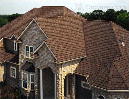 Гонтовая кровля (из гонта)