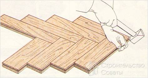 Гвоздевое крепление планок