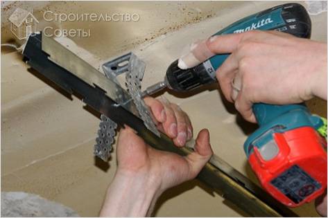 Монтаж профиля