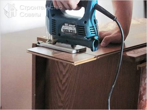 Использование электролобзика