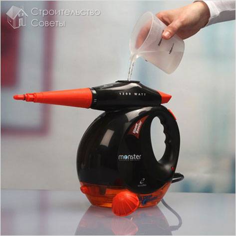 Использование пароочистителя