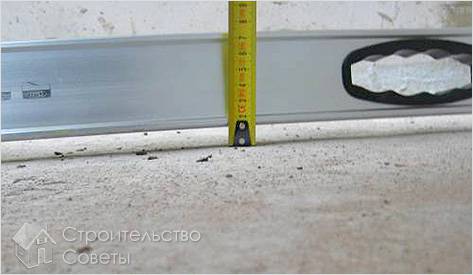 Измерение уровня пола