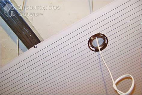 Крепление пластиковых панелей к потолку