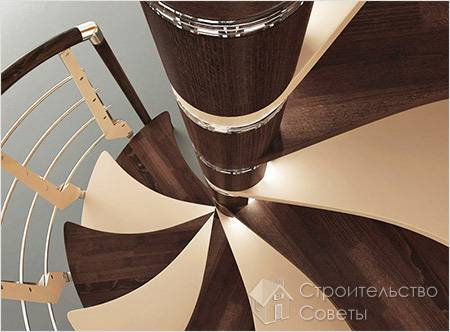 Особенности винтовой лестницы