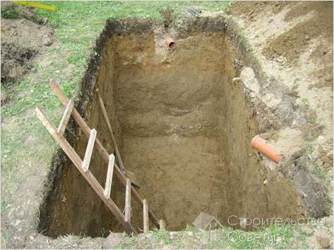 Котлован под емкость