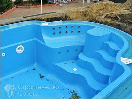 Бассейн из полипропилена своими руками