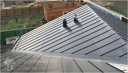 Кровля из оцинкованной стали