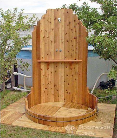 Как сделать душ на даче своими руками