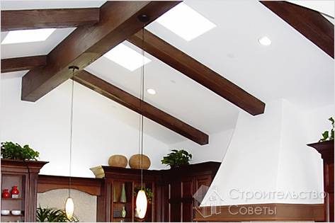 Применение деревянных балок