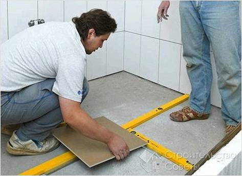 Раскладка плитки