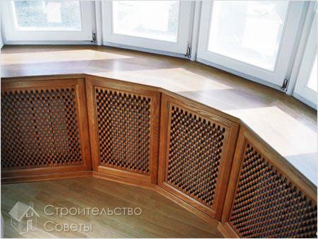 Решетка скрывающая радиатор