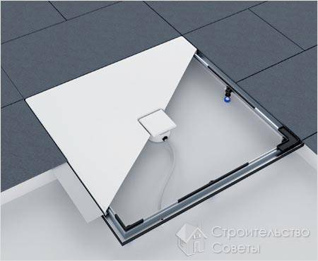 Схема устройства поддона