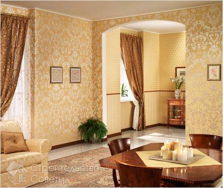 Текстильные обои