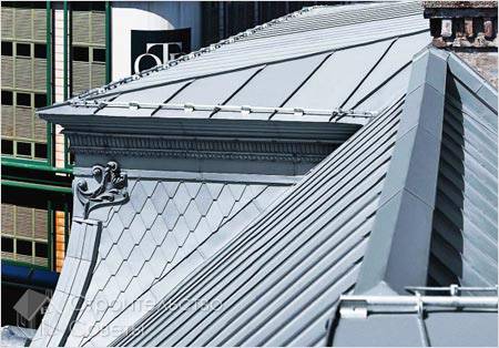 Цинк-титановая кровля