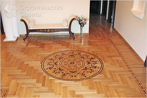 Укладка штучного паркета