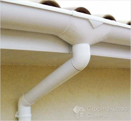 Укладываем водосток