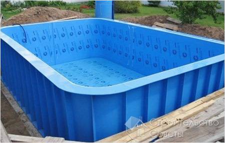 Бассейн из полипропилена своими руками