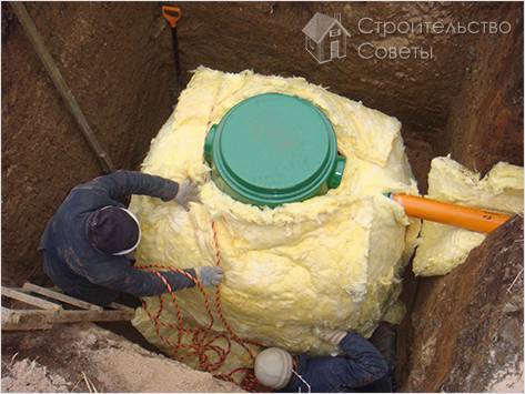 Утепление кессона