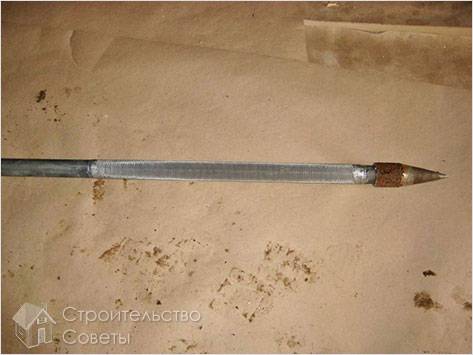 Закрепление наконечника