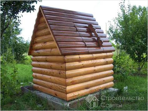 Домик для колодца своими руками