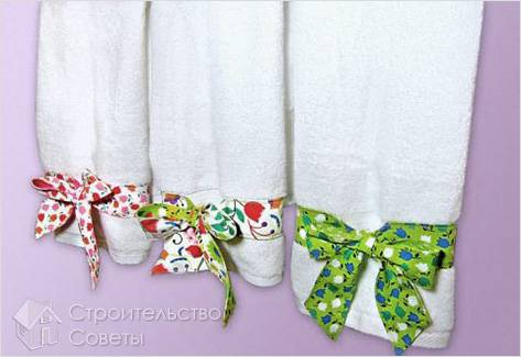 Украшение полотенец