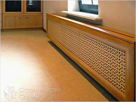 Как скрыть батарею отопления