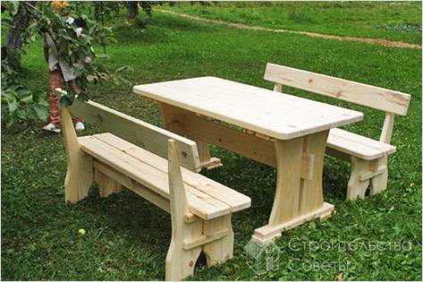 Набор мебели для трапез на улице