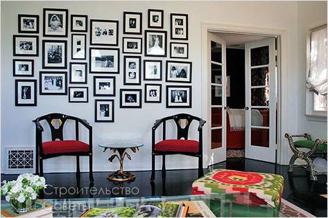 Декорирование стен в городской квартире
