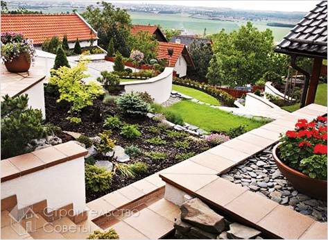 Декорирование рельефной территории