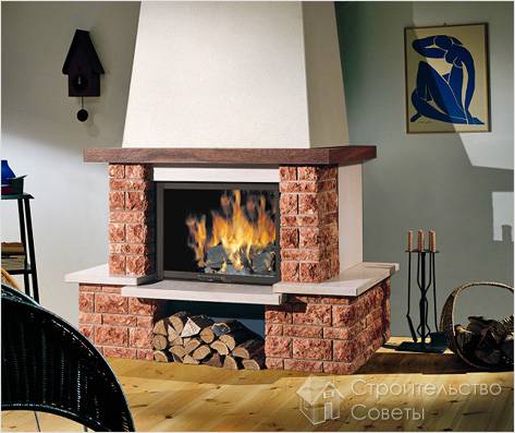 Характеристики и строительство дровяных каминов