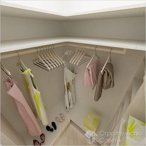 Гардеробная комната своими руками