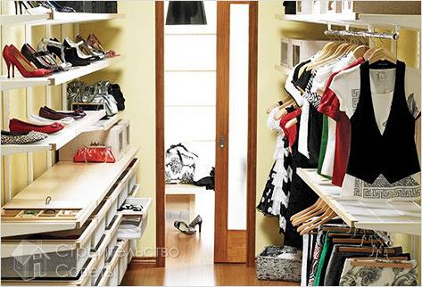 Гардеробная комната своими руками