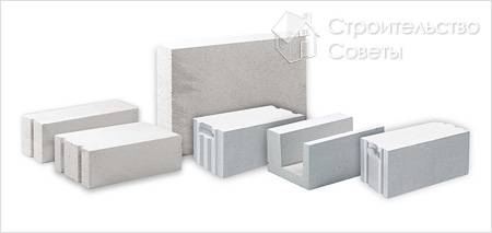 Изделия из газобетона