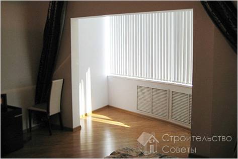 Объединение лоджии с комнатой