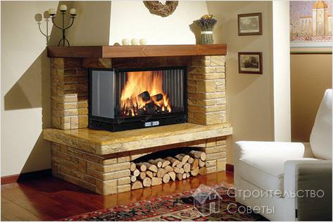 Как самостоятельно сложить камин
