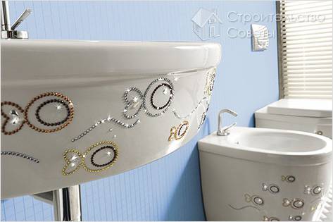 Декорирование ванной комнаты