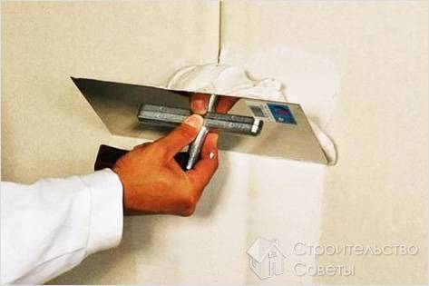 Как самостоятельно заделать швы на гипсокартоне