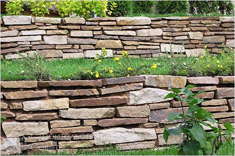 Задействование подпорных стенок