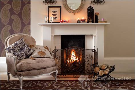 Как сделать камин из гипсокартона