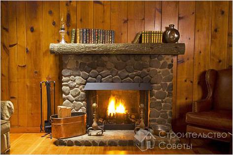 Строительство камина на даче