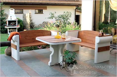 Садовая мебель своими руками