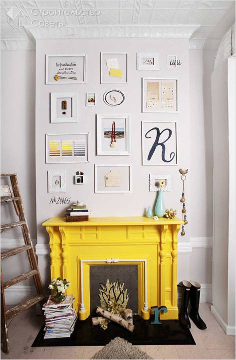 С нарисованным огнем