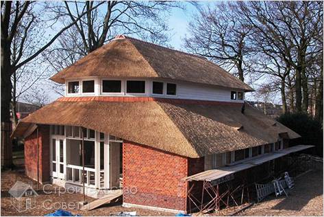 Дом с камышовой крышей