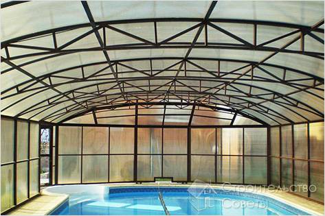 Как сделать крышу из поликарбоната