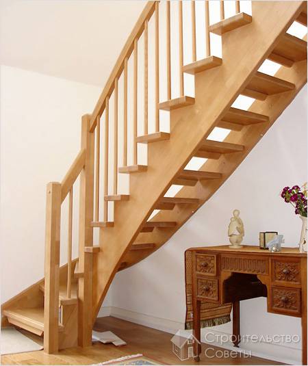 На косоурах